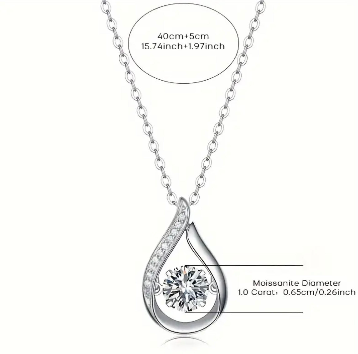 Vvs Moissanite Women Necklace