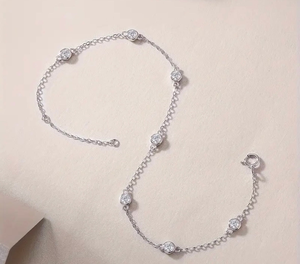 Vvs 1mm Moissanite Bracelet