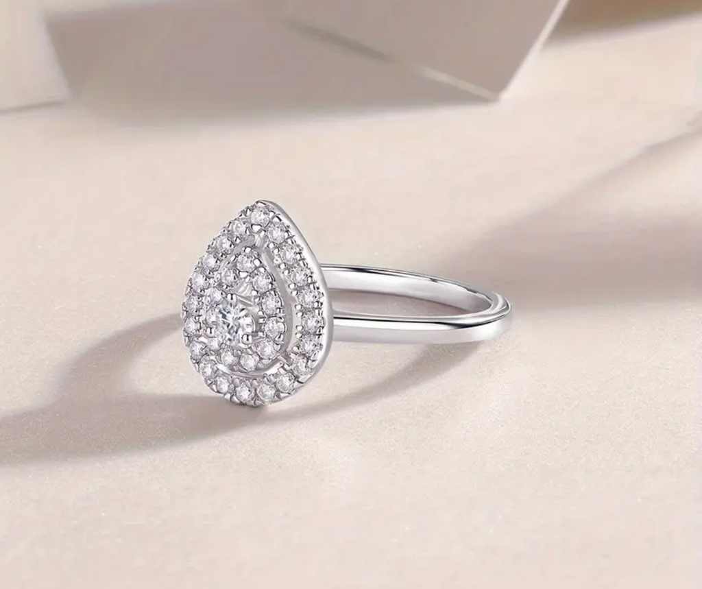 Vvs Moissanite Pearl Ring