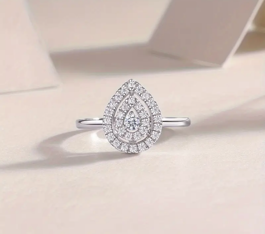 Vvs Moissanite Pearl Ring