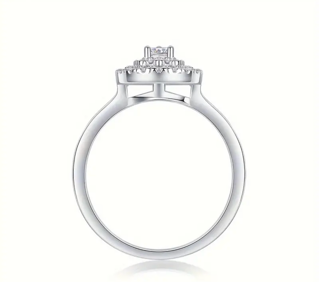 Vvs Moissanite Pearl Ring