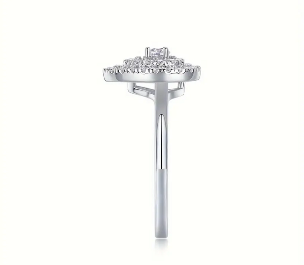 Vvs Moissanite Pearl Ring