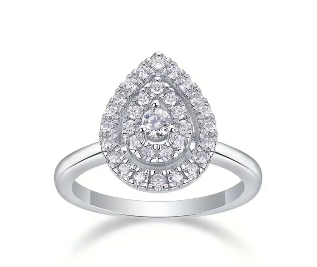 Vvs Moissanite Pearl Ring