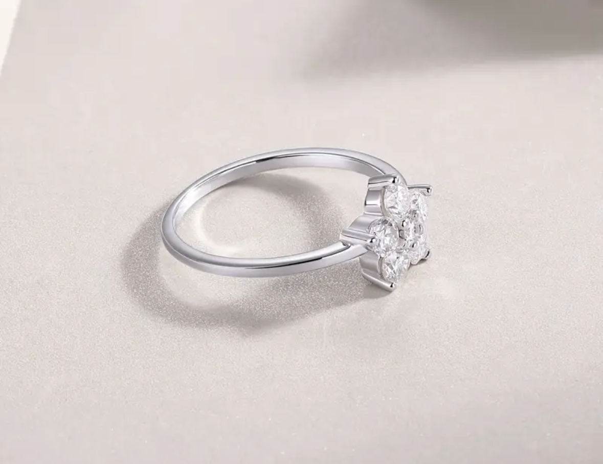 Vvs Moissanite Star Ring