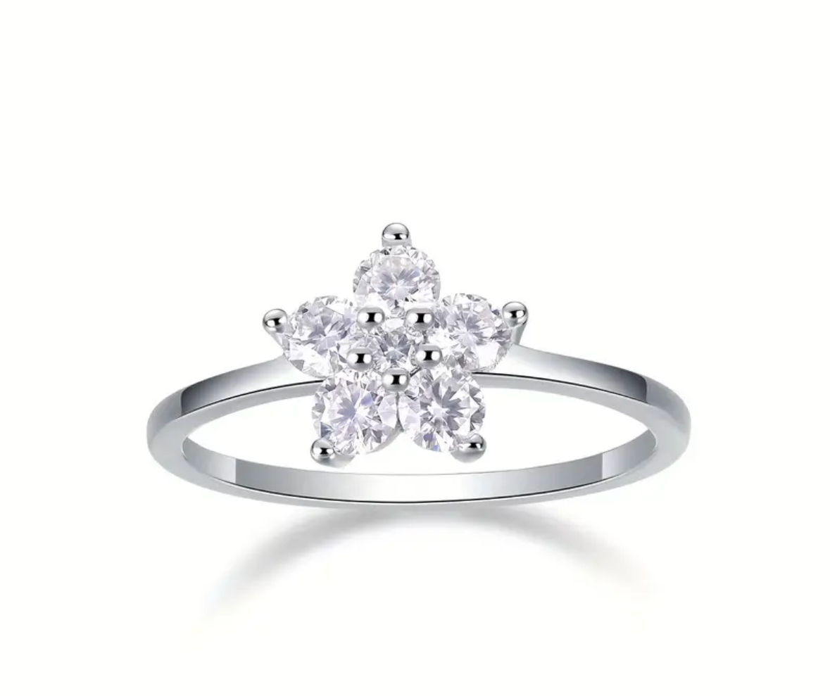 Vvs Moissanite Star Ring