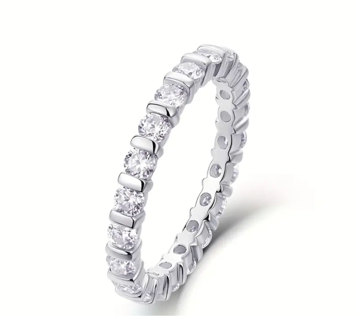 Vvs 2mm Moissanite Ring