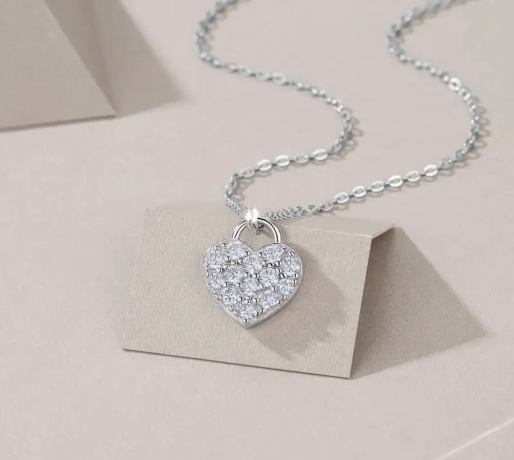 Vvs Small Moissanite Heart
