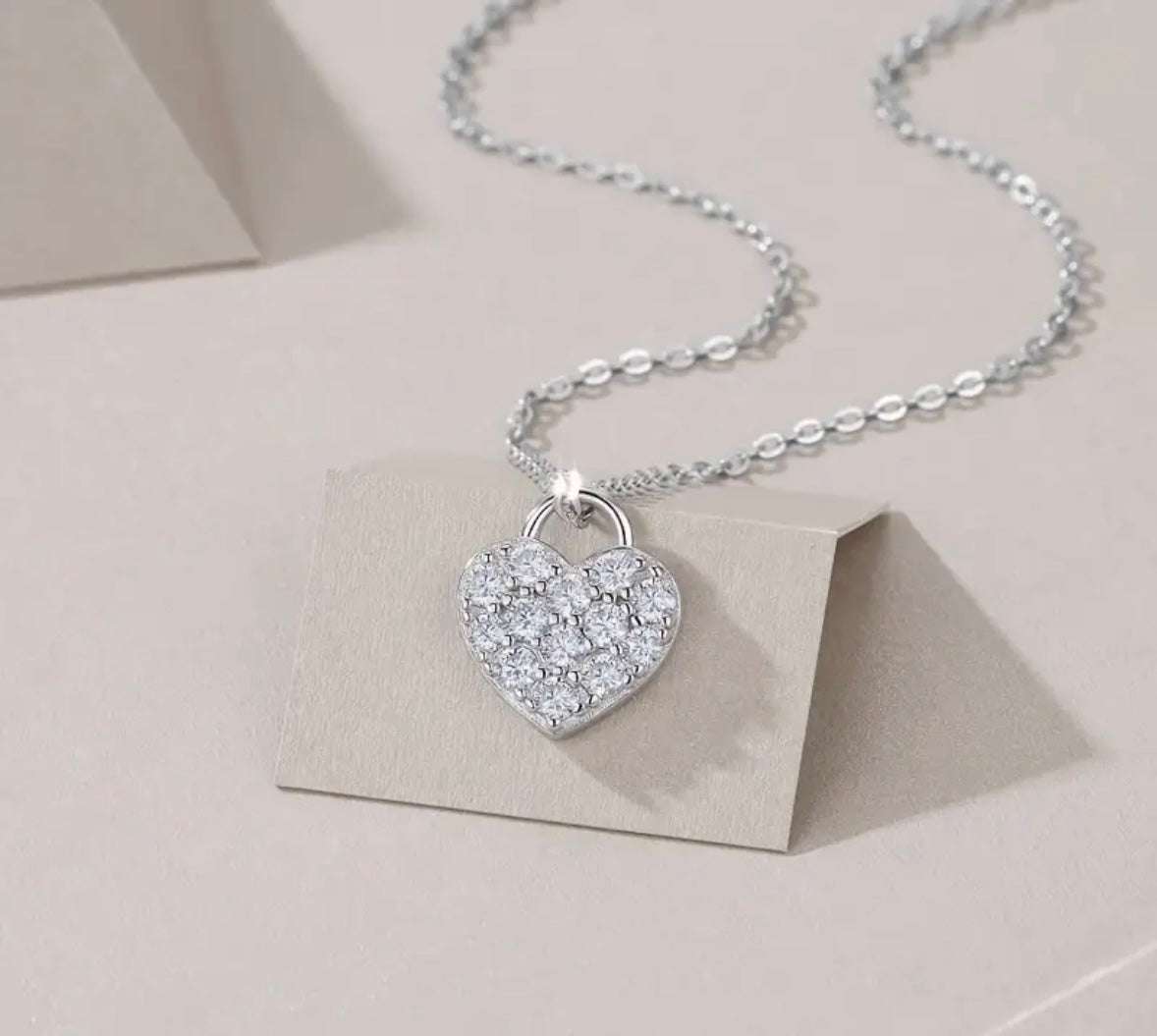 Vvs Small Moissanite Heart