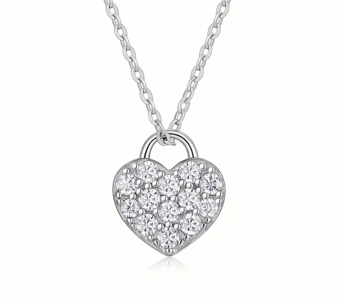 Vvs Small Moissanite Heart