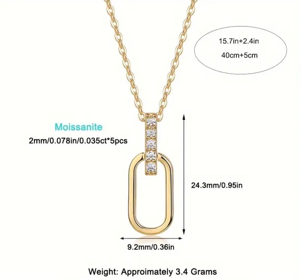 Vvs GP Moissanite Pendant