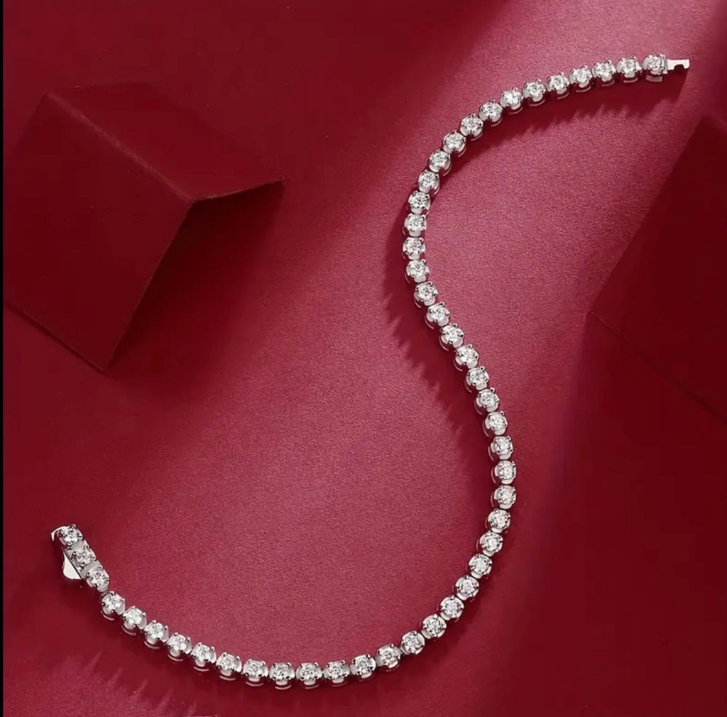 Vvs 2.5mm Moissanite Tennis Bracelet