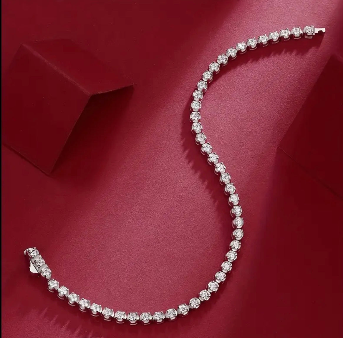 Vvs 2.5mm Moissanite Tennis Bracelet