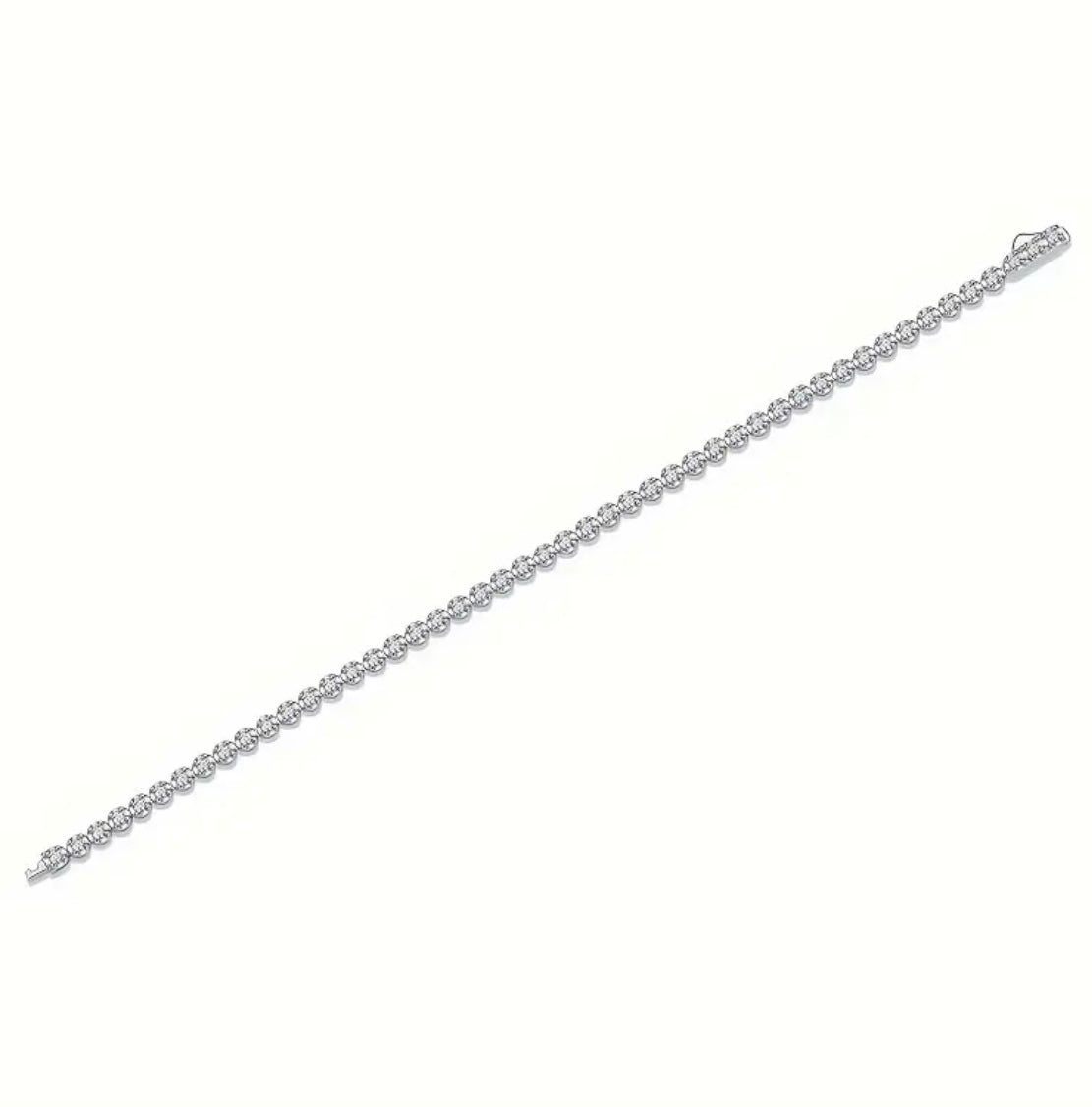 Vvs 2.5mm Moissanite Tennis Bracelet