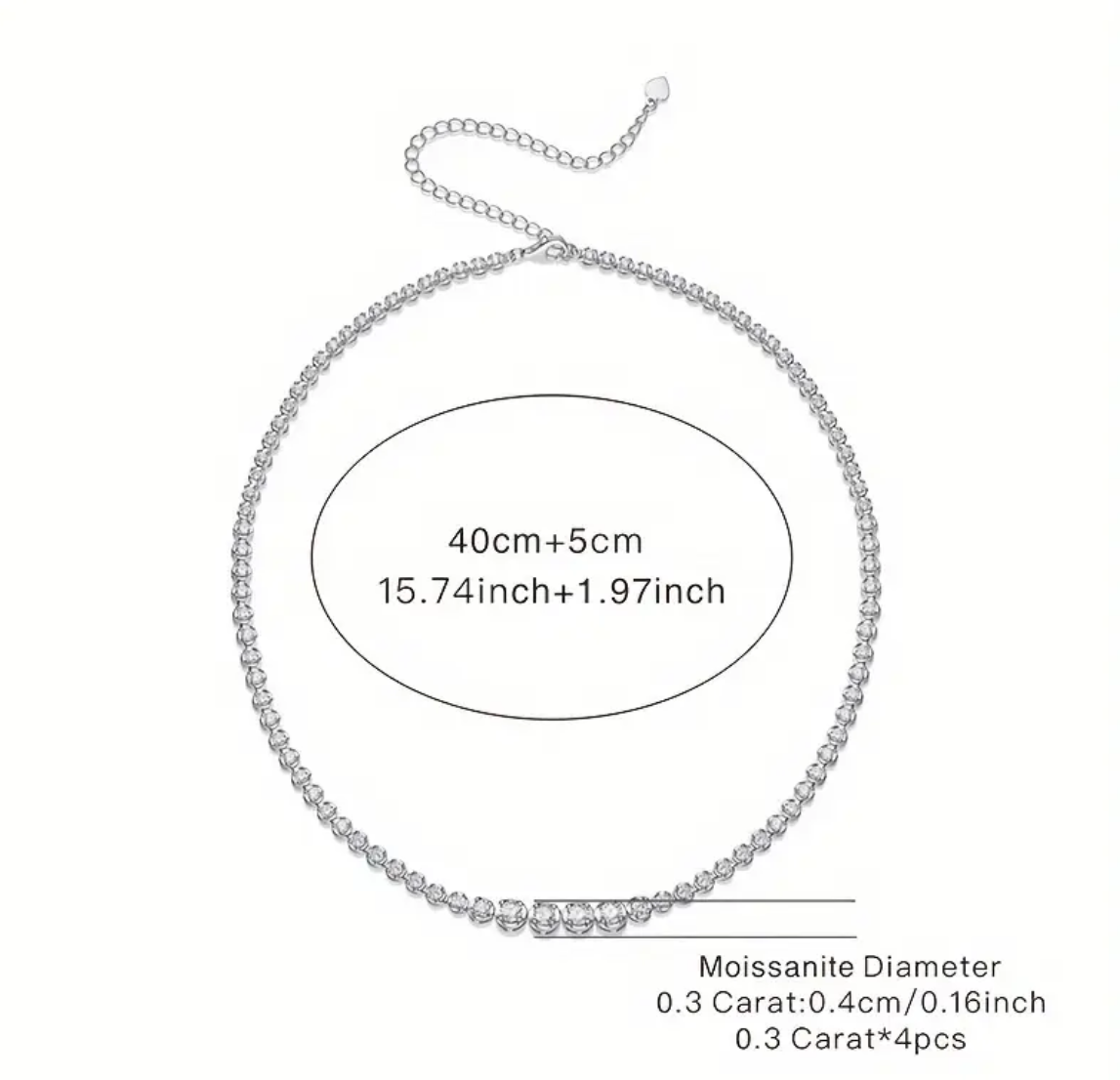 Vvs Women’s Tennis Chain