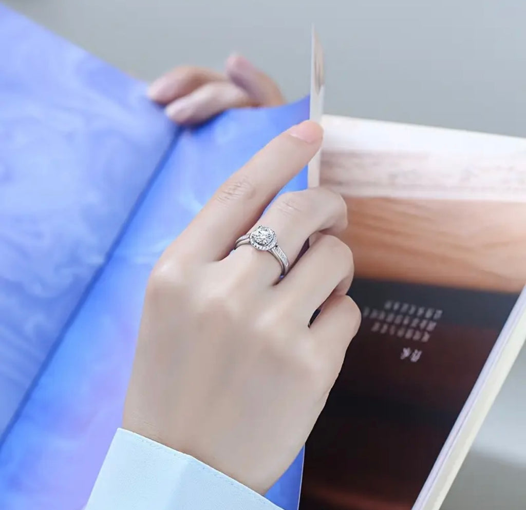 3pc Vvs Moissanite Set