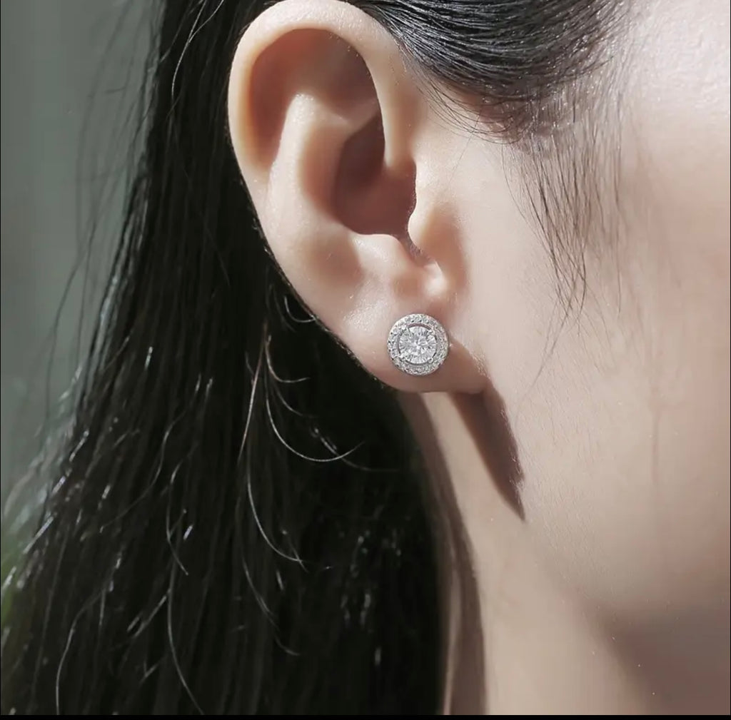 3pc Vvs Moissanite Set