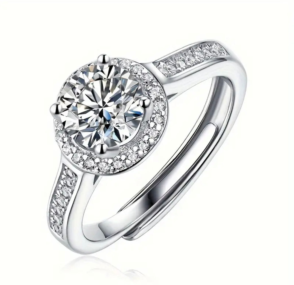 3pc Vvs Moissanite Set