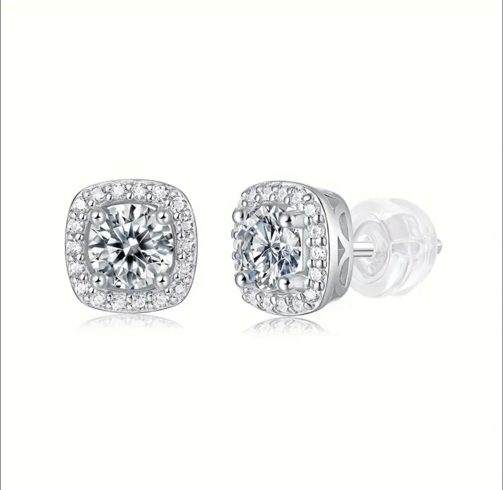 3pc Vvs Moissanite Set