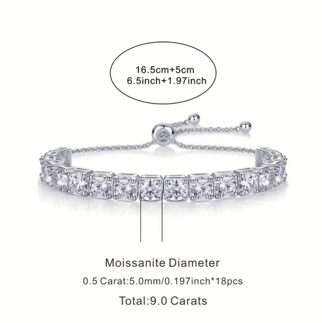 Vvs Women’s 5mm Moissanite Bracelet
