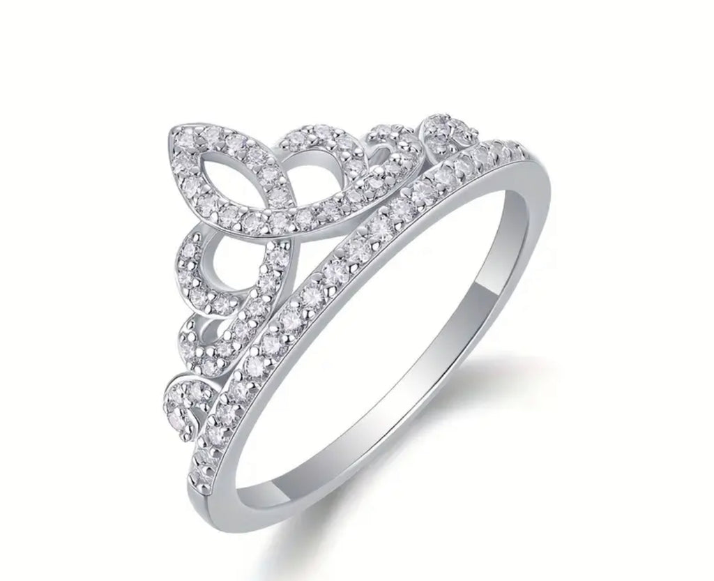 Vvs Princess Crown Ring