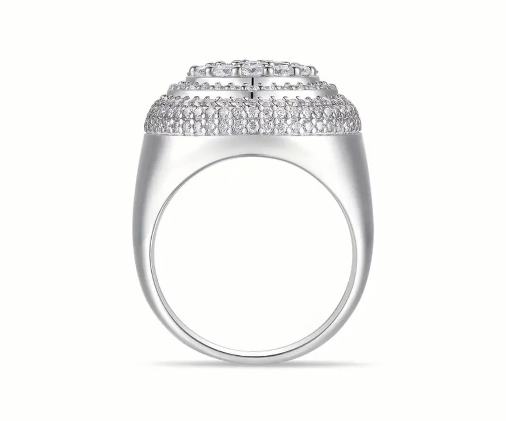 Men Moissanite Ring