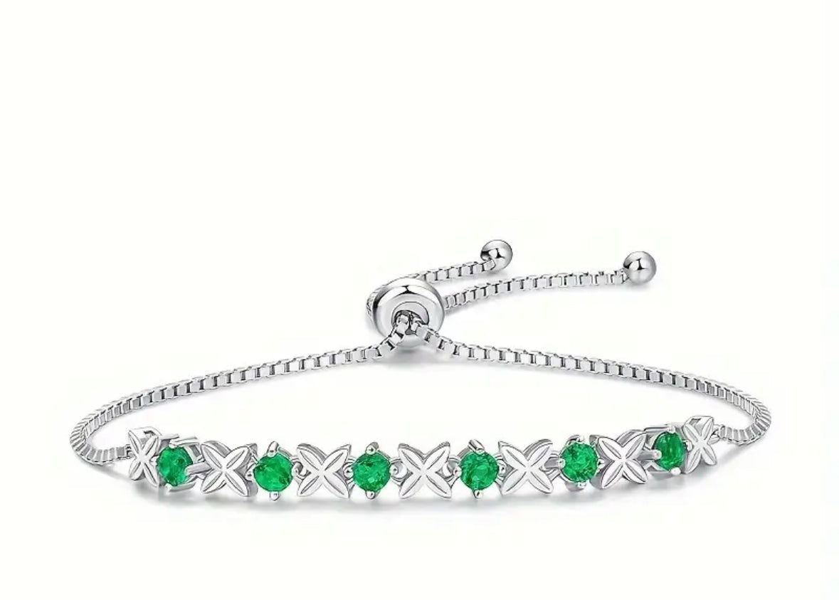 Vvs Moissanite Emerald Bracelet