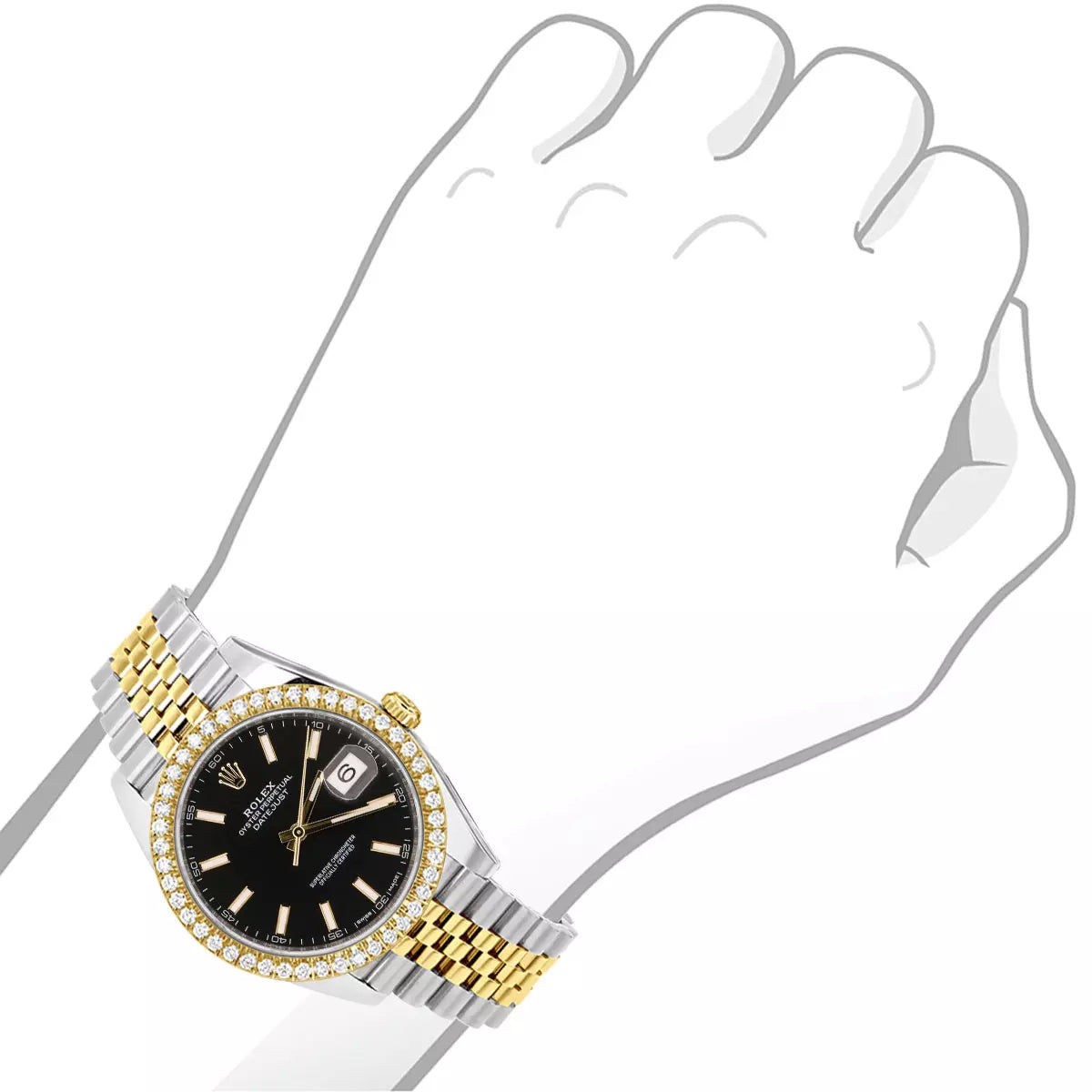 Two Tone Rolex Datejust