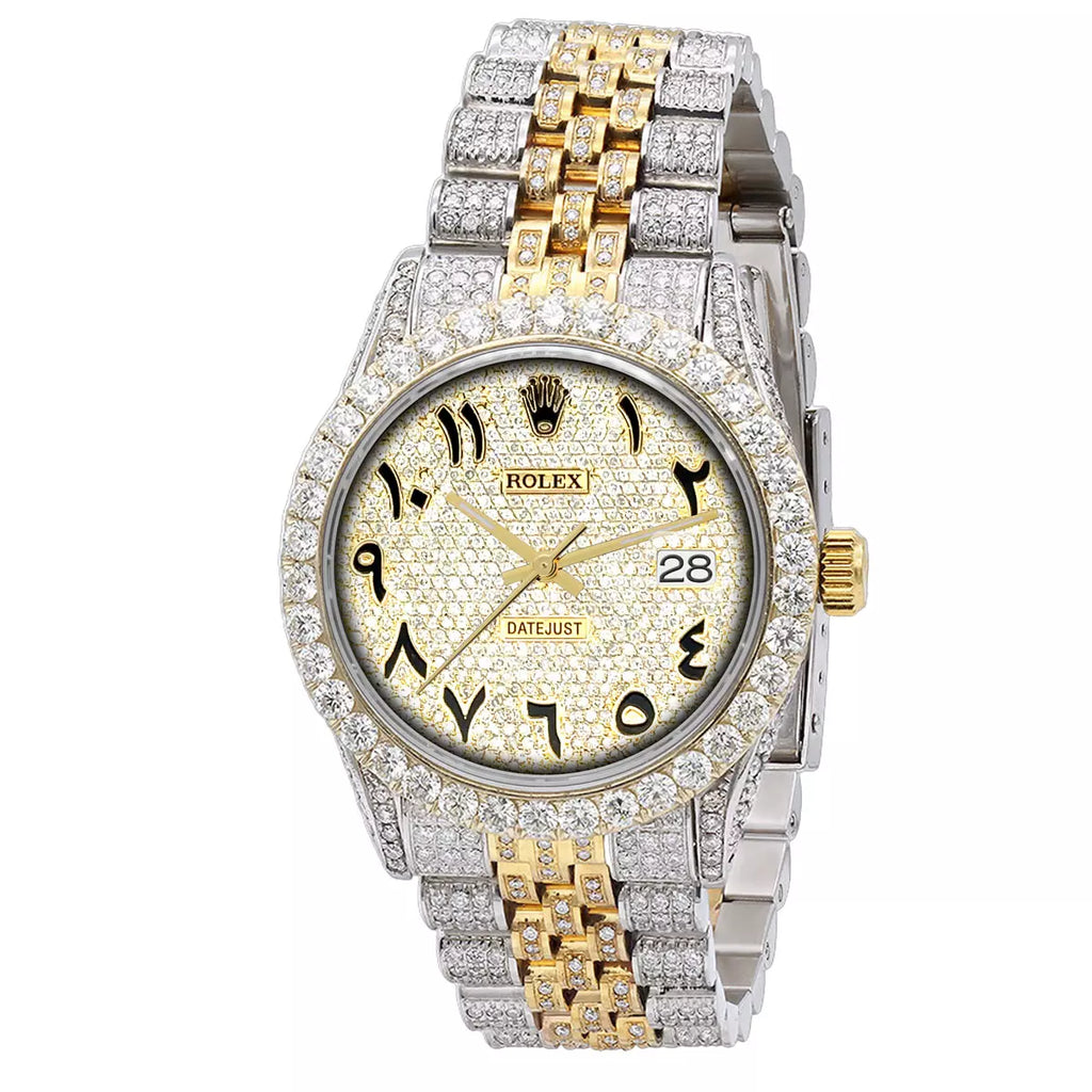 Two Tone Arabic Font Rolex Datejust