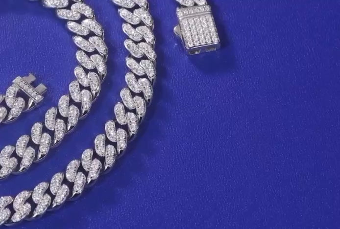 Vvs 6mm Moissanite Cuban Chain